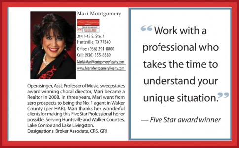 Company News / Realty News - Texas Monthly 5 Star Professional Award Winner 2012 - Mari...