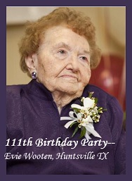 Community News and Events - Walker County's Oldest Resident Has a Birthday!