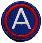 Pattons 3rd Army Patch--You're in the Army Now, 1943 enlisted man, Mel Montgomery, father-in-law of Mari Montgomery of Mari Montgomery Realty fights in the Battle of the bulge Pattons 3rd Army Patch--You're in the Army Now, 1943 enlisted man, Mel Montgomery, father-in-law of Mari Montgomery of Mari Montgomery Realty fights in the Battle of the bulge